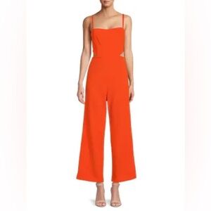 RACHEL Rachel Roy
Orange Squareneck Cutout Jumpsuit